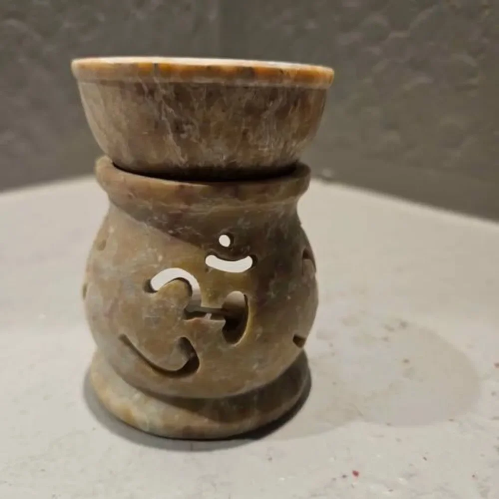 Soapstone Om Oil Diffuser